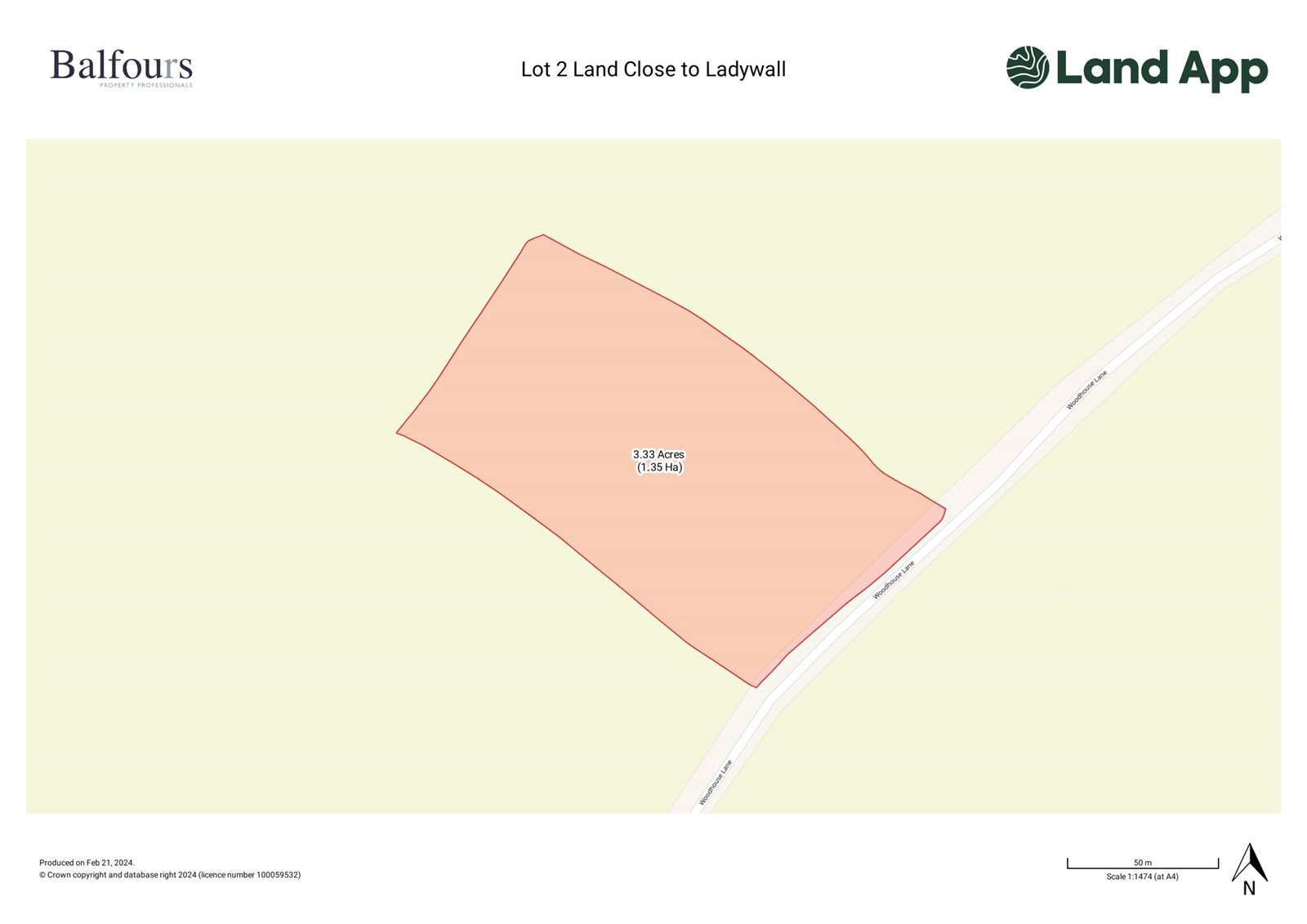 3 Acres Close To Ladywall, Richards Castle - Map