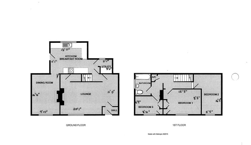 Lion Cottage, Welshampton - Floorplan